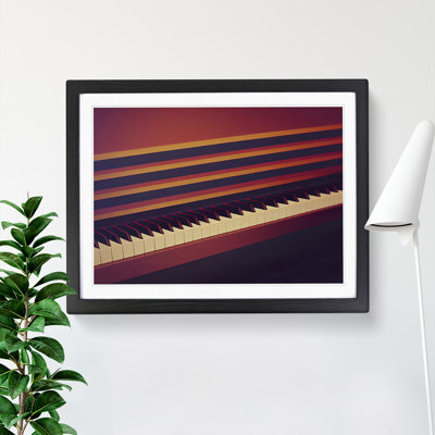 Piano Keys - Single Picture Frame Print