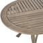 Table de salle à manger en bois 70 "- Nuance gris moderne pour l'extérieur