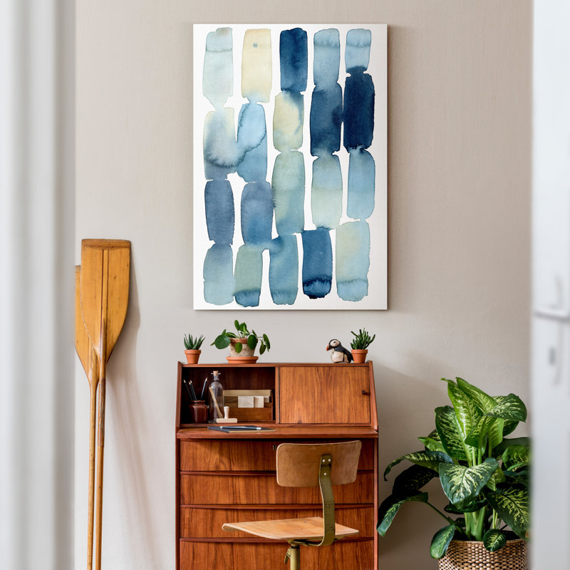 «Gold and Gray Exploration IX», reproduction d'art sur toile, H 36 po x l 24 po x P 1 po
