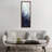 Blue Flow II by Alicia Vidal - Panoramic Painting on Canvas