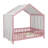 House Bed Frame With Canopy, Montessori Floor Bed, House Bed With Rails For Kids, Kids Bed With Roof-1174776067-1174776066