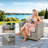 Grano 6 - Person Modular Patio Conversation Set with Cushions-2060881782