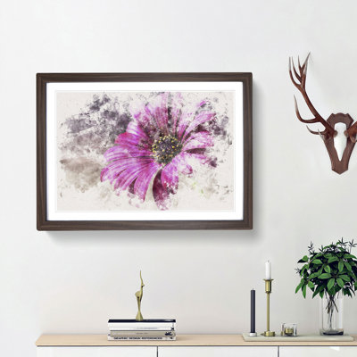 Purple Daisy - Framed Print