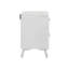 2-Drawer Nightstand With Dual USB Port, White High Gloss