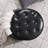 18" Round Faux Leather Storage Ottoman With Tufted Cushion-115758388