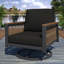 Chaise de terrasse avec coussins Sunbrella Townsend-92522418