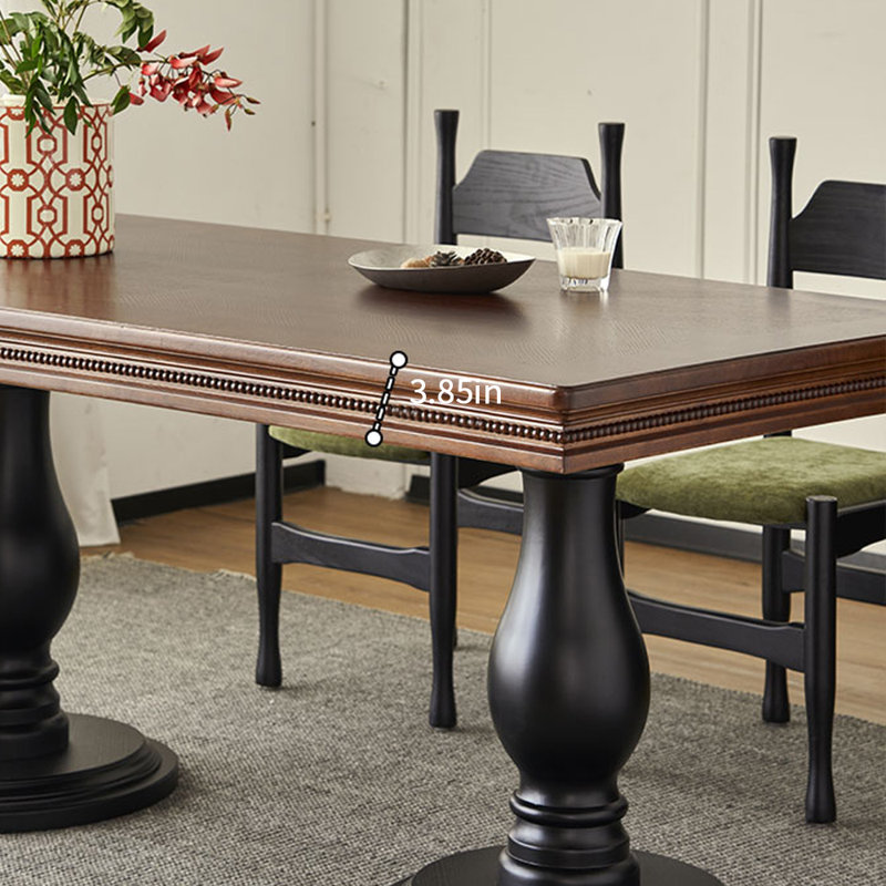 Table de salle à manger Thick, H 29,92 po x L 78,74 po x l 35,43 po