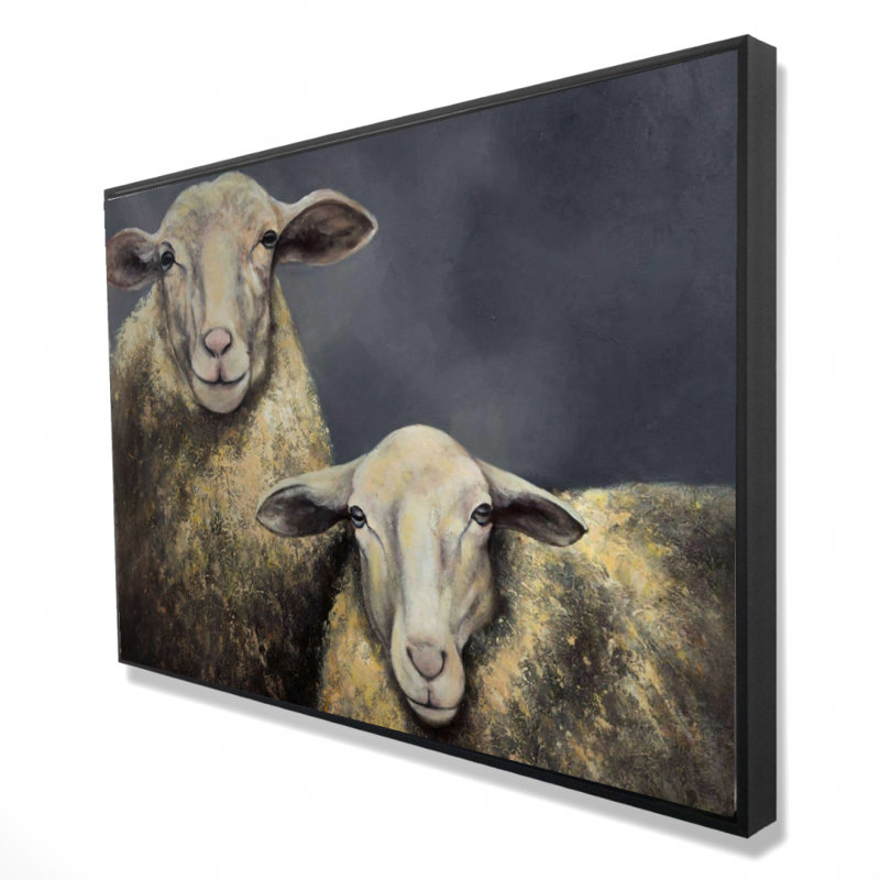 " Two Sheeps ", 24" H x 36" W