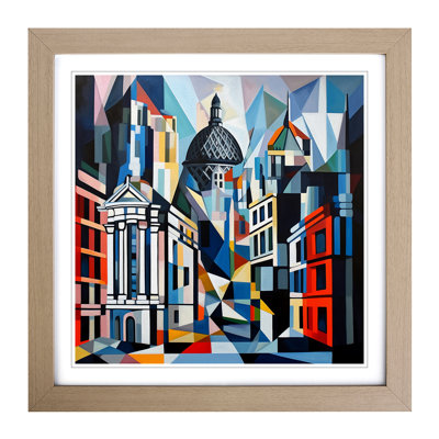 City of London Cubism - Framed Print