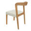 Chaises de salle à manger en bois d'hévéa massif avec siège rembourré Orling-114701232