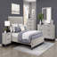 Table de chevet 2 tiroirs, mobilier de chambre à coucher 1 pièce