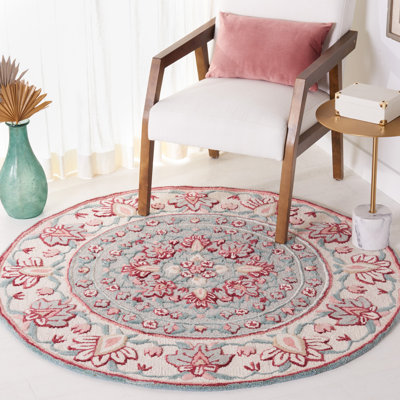 Cuayo Hand Tufted Wool Floral Rug
