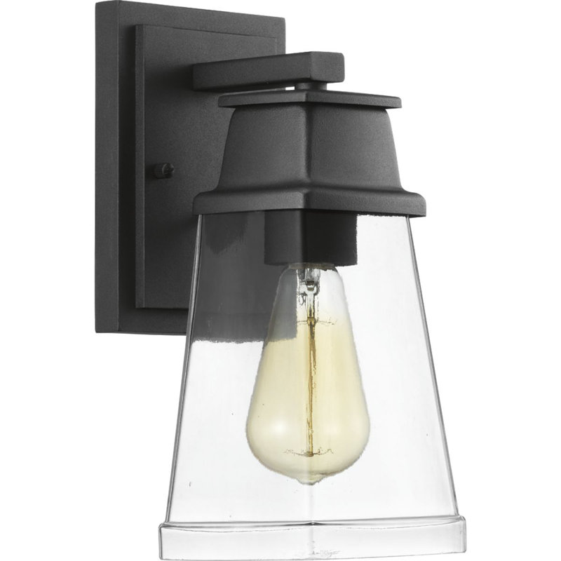 Wall Light, Black, 11.63" H x 5.25" W x 6.75" D
