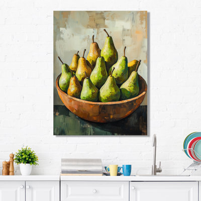 Orchard Bowl - Pears Wall Art Print