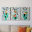 Collage Vase II - Ensemble de 3 peintures sur toile tendue-1339168854