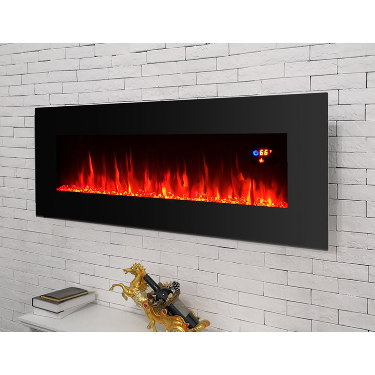 Ebern Designs Cronyn 50'' W Electric Fireplace u0026 Reviews | Wayfair