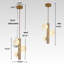 Luminaire suspendu moderne en pierre 3 lumières
