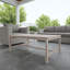 Table basse d'extérieur en métal Lunette Manzanares