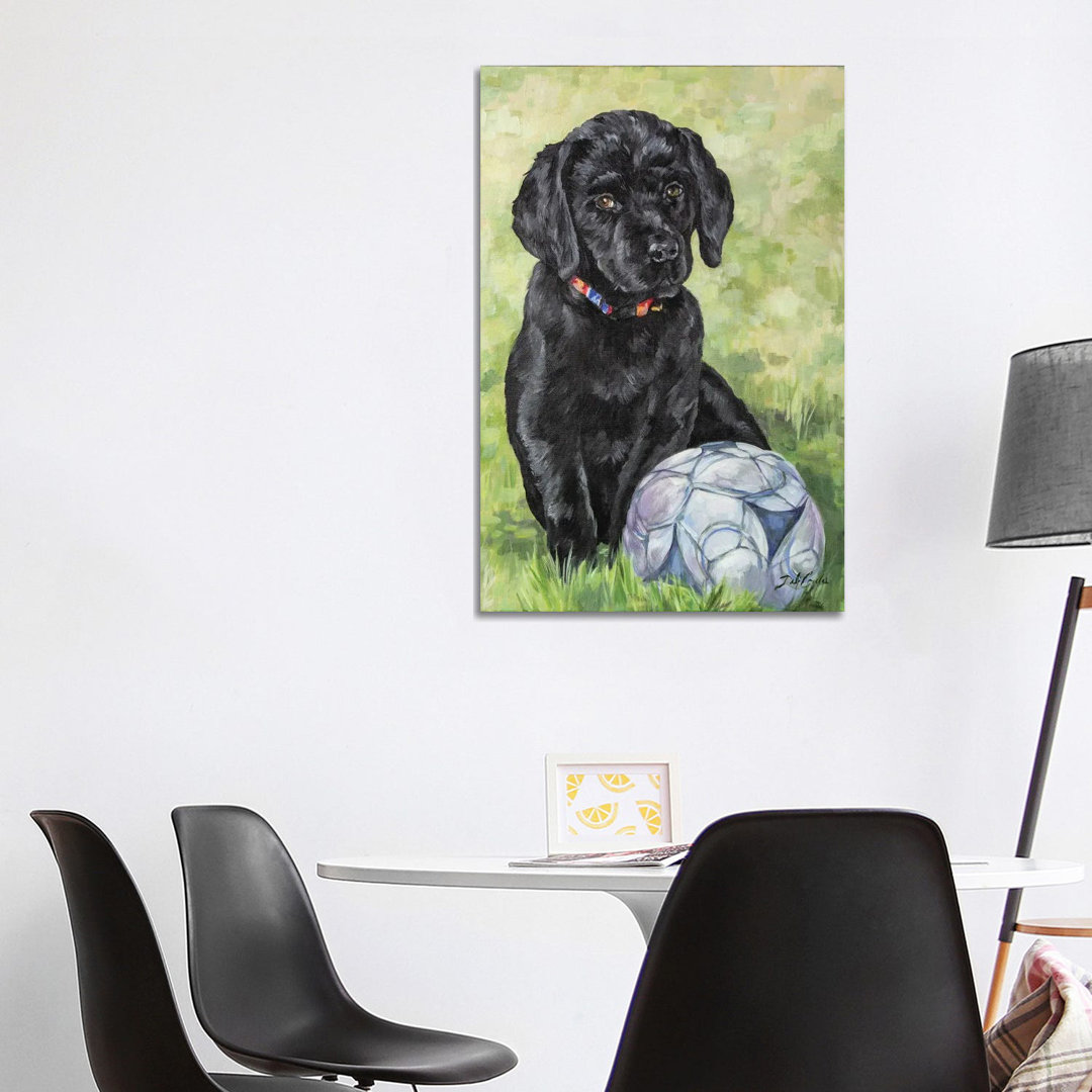 Soccer Lab von Debi Coules - Galerie-Giclée auf Leinwand