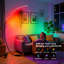 175cm Polished Arched Floor Lamp Set