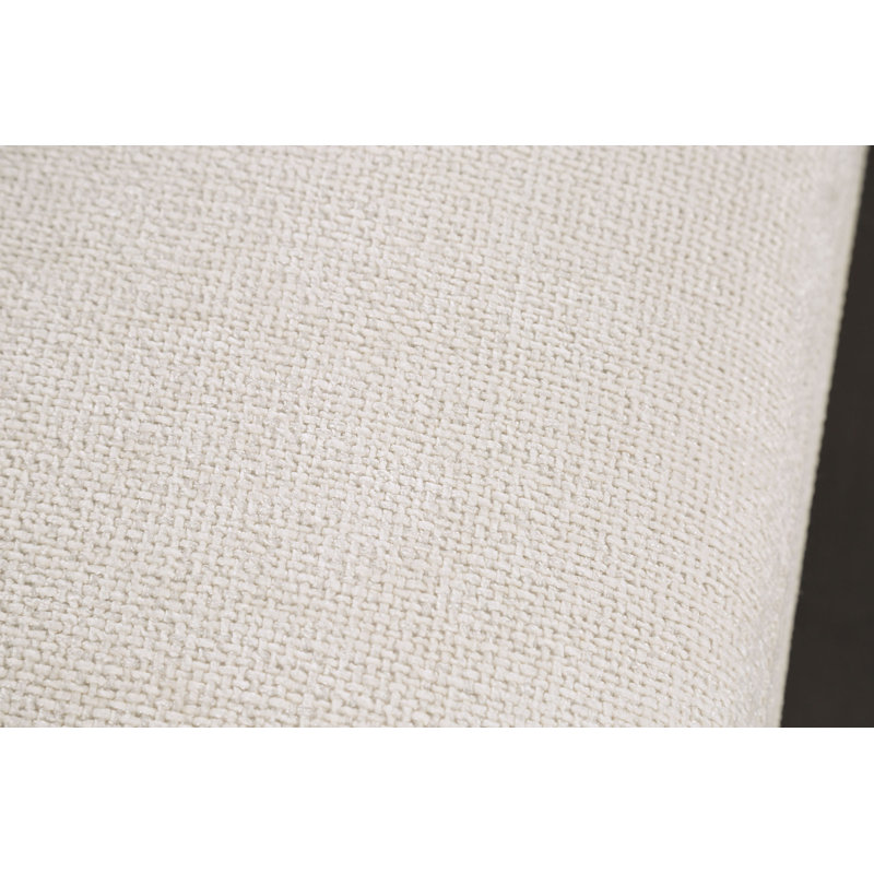 Causeuse rembourrée Kertu, Crème