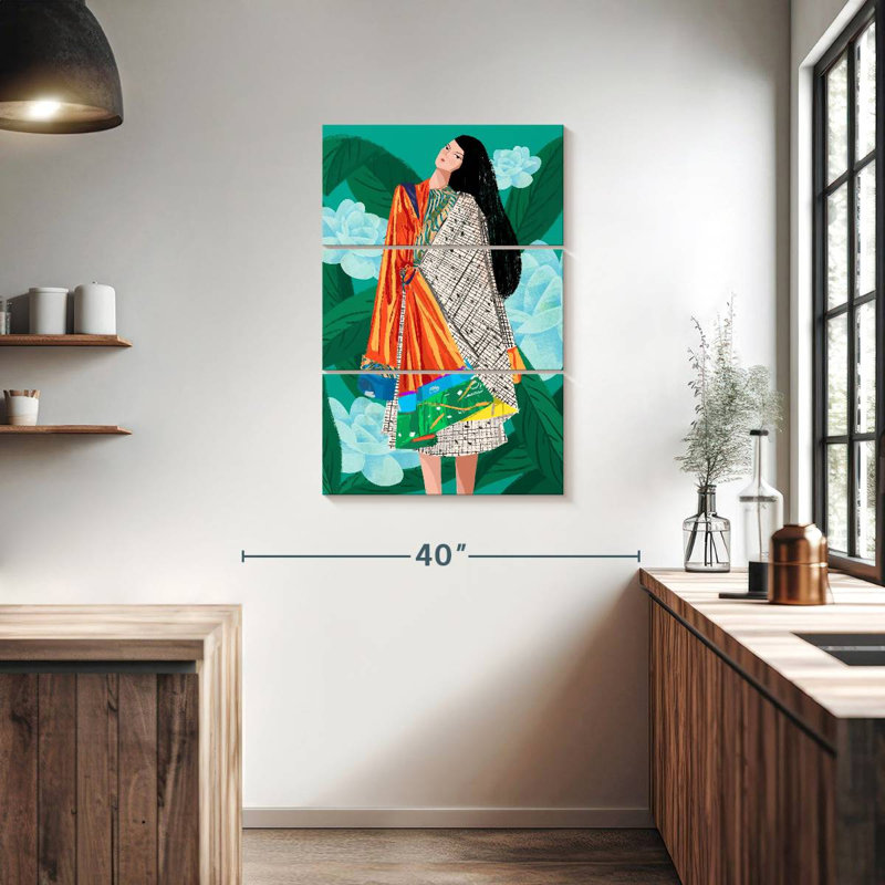 Leisha New China Chic II, H 38 po x l 24 po