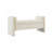 Modern Teddy Bed End Bench with Arms and Storage, Comfy Upholstered Foot Rest Stool for Living Room and Bedroom-851300112