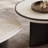 Simple shaped microcrystalline stone coffee table