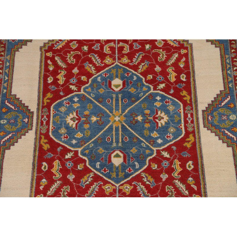 Tapis oriental géométrique Kazak 7 x 10