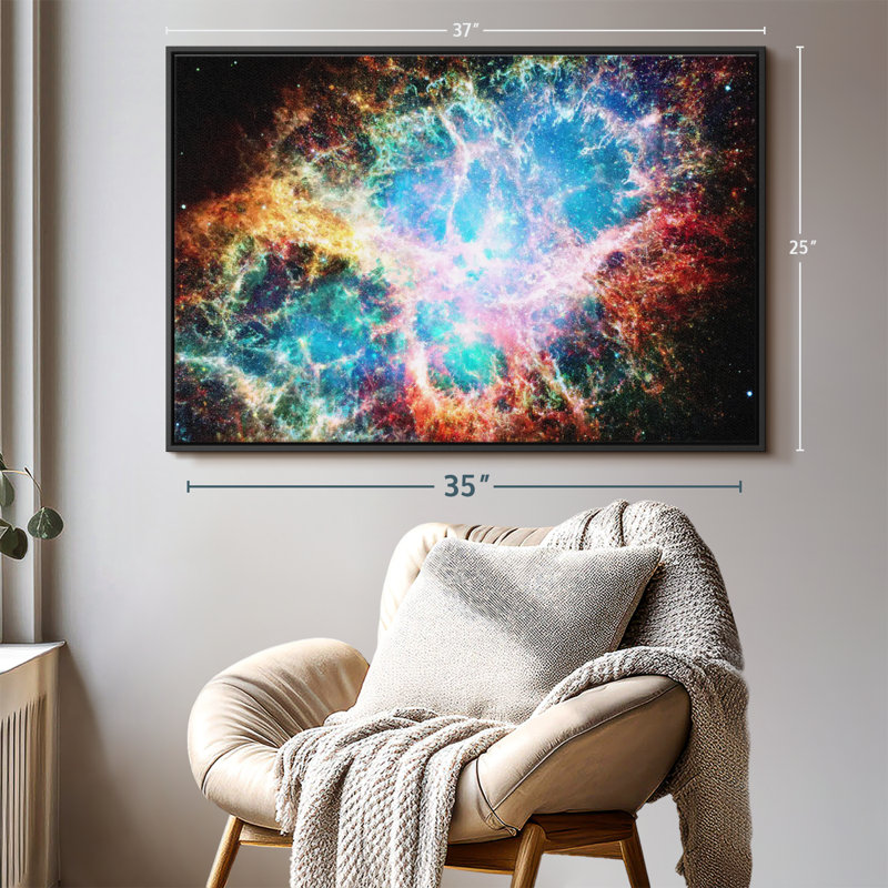 Ethereal Nebula Canvas Print, 25" H x 37" W