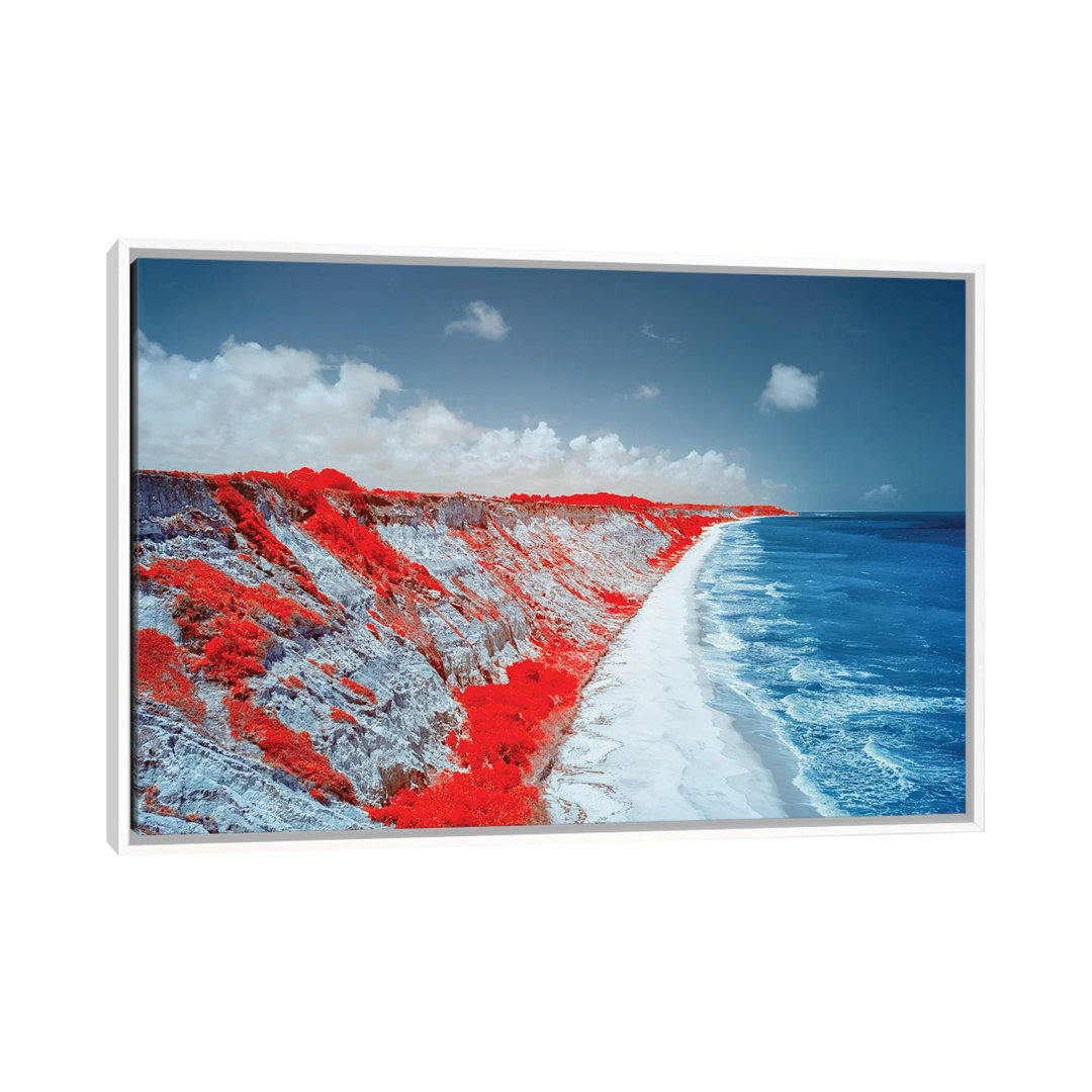 Falesias by Glauco Meneghelli - Floater Frame Print on Canvas