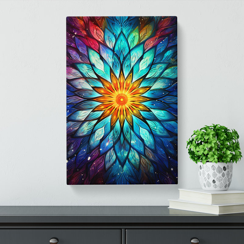 Mandala Abstract - Wrapped Canvas, 76cm H x 50cm W x 3cm D
