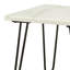 Table de bout carrée 22 po avec dessus en marbre Nicholls Industrial-115751188-115751191