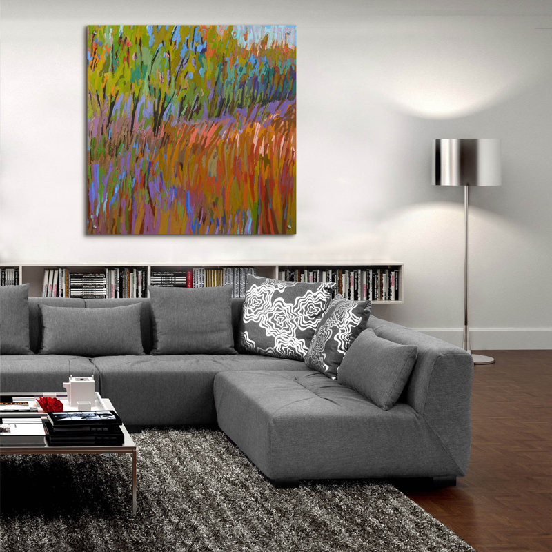"Pastoral XVII" par Jane Schmidt, H 36 po x l 36 po x P 0,2 po