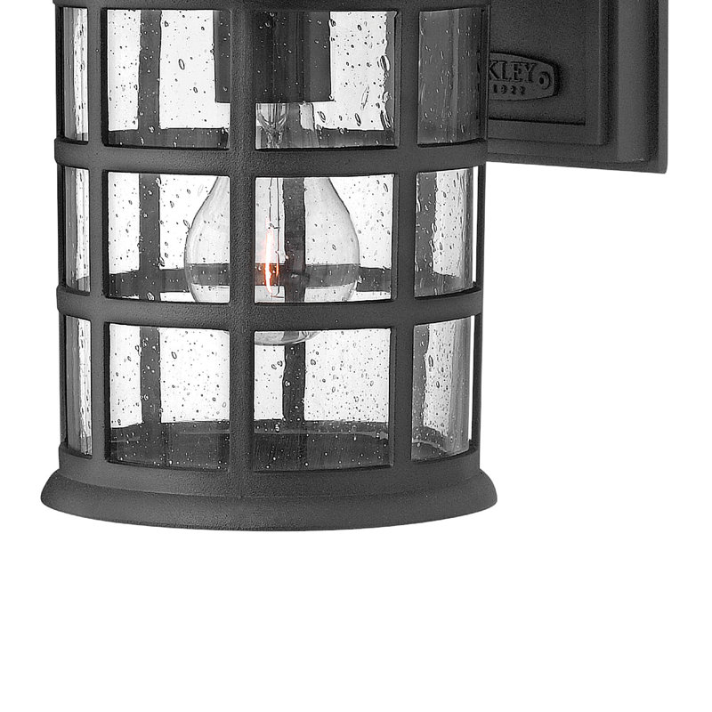 Freeport Outdoor Wall Lantern, Black, MED, 12.3" H x 8" W x 9" D