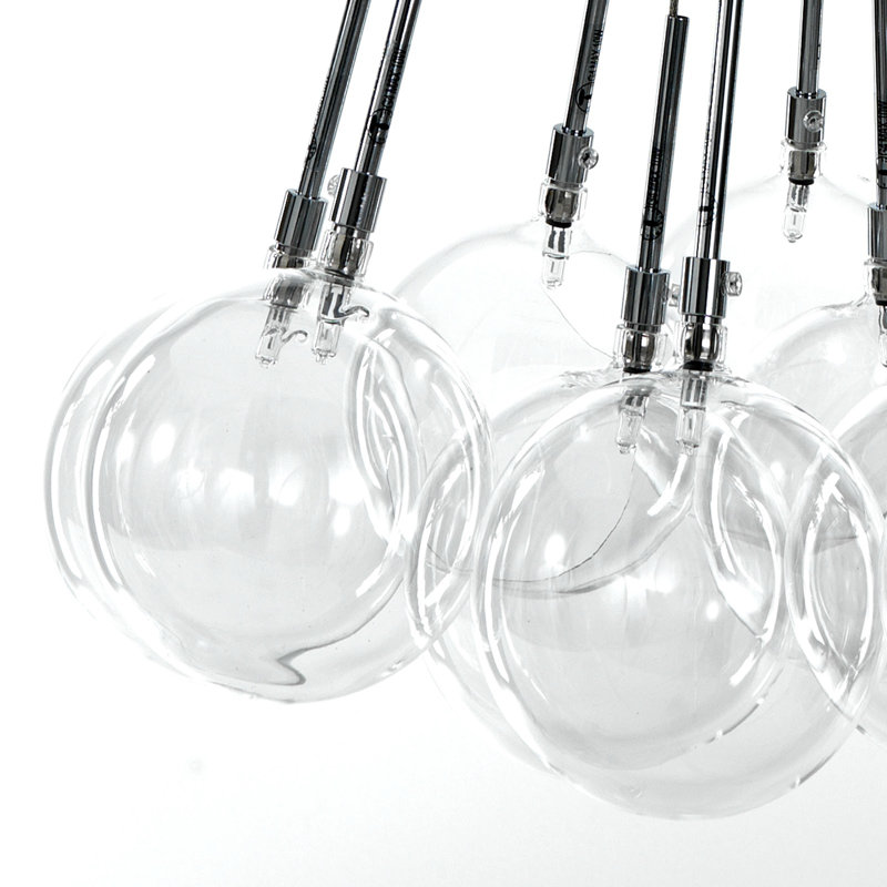 Ilsa 14 - Light Chrome Cluster Pendant