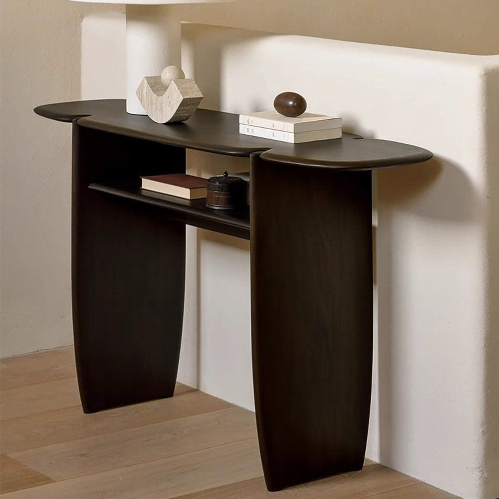 Latitude Run® French-style vintage solid wood console table | Wayfair