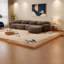 Comfortable Modular Sectionals, Plush Chocolate Fabric, Modern Design, Perfect For Living Rooms