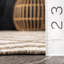 Tapis intérieur / extérieur géométrique beige / brun Ellzey-48815624