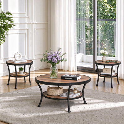 Ensemble de tables basses 3 pièces Aderes