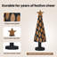 Christmas Tree with Stand Brown Solid teak wood-1830892822