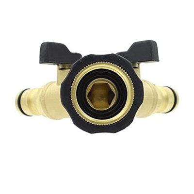 Hose Splitter 2 Way Y Valve Garden Hose Connector