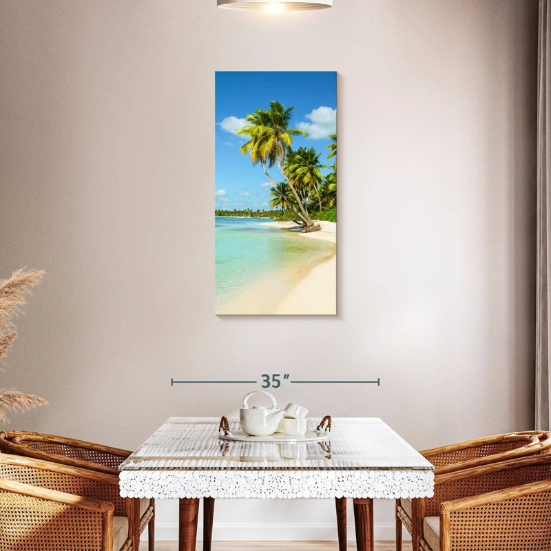 Dazzling Caribbean Henninger, 42" H x 21" W
