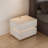 Modern Nightstand With 2 Drawers, LED Lighting & Wireless Charging-1973229387