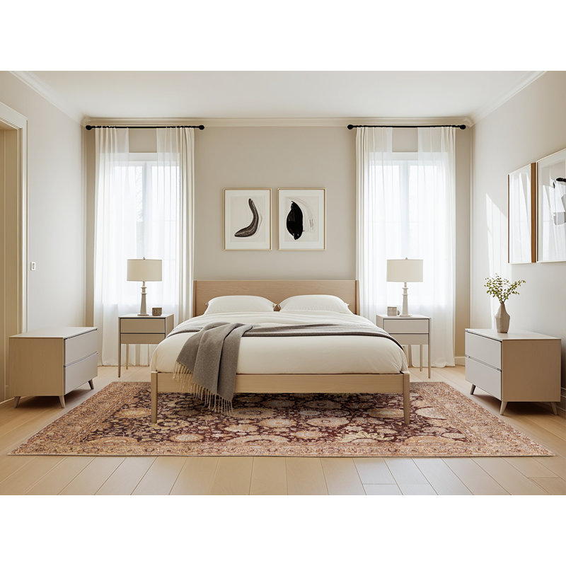 Tapis oriental brun Styreman, Rectangle 5 pi x 8 pi