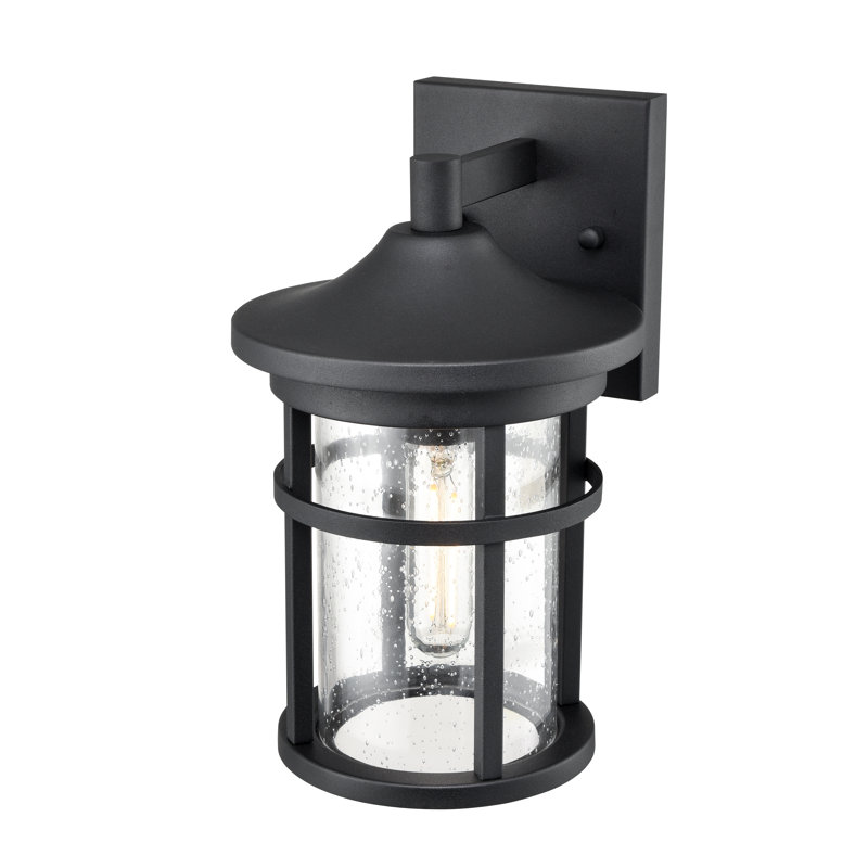 Aadishiv 1 Light Outdoor Wall Sconce, 11.25" H x 7" W x 7.75" D