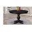 Wooden Kitchen Table with Acacia Wood Round Tabletop and Stylish Pedestal Base - Sand Blasted Black Finish-551190152-551190158-551190157