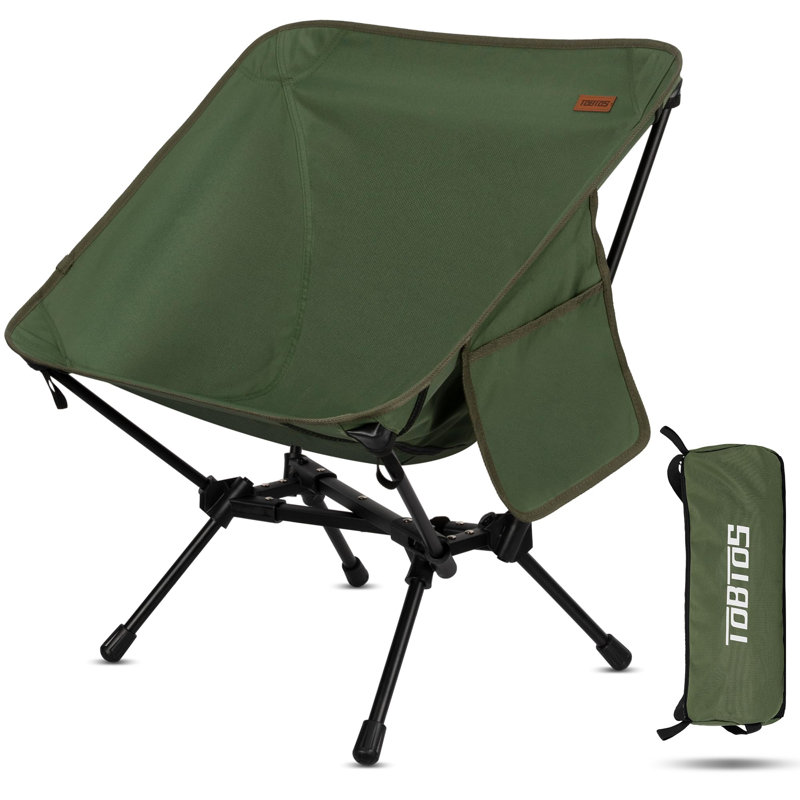 Green Ultralight Portable Folding Camping Chair with Carry Bag