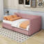 Lit de jour en lin avec couchette simple Naqeeb-62034407