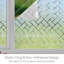 Décalcomanie de fenêtre décorative Frosted Herringbone-215113293